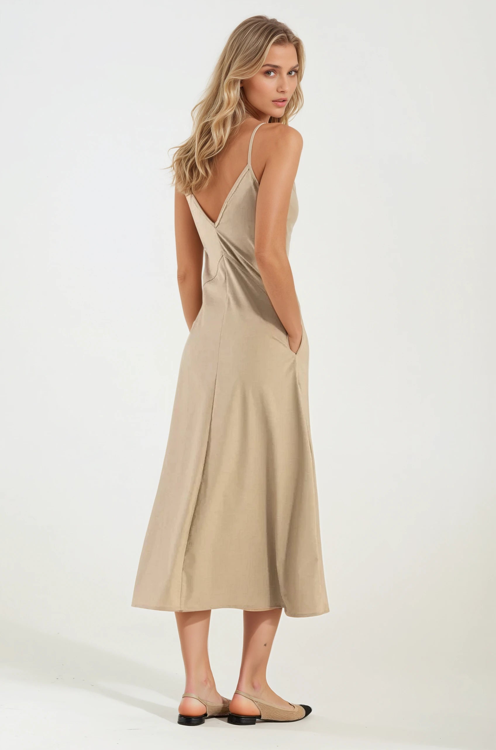 Vestito Telaflex Colore Beige