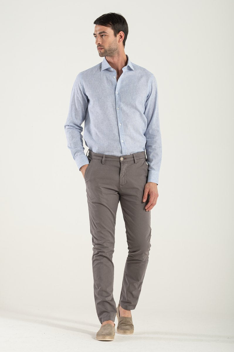 Lino Righine Blue Shirt