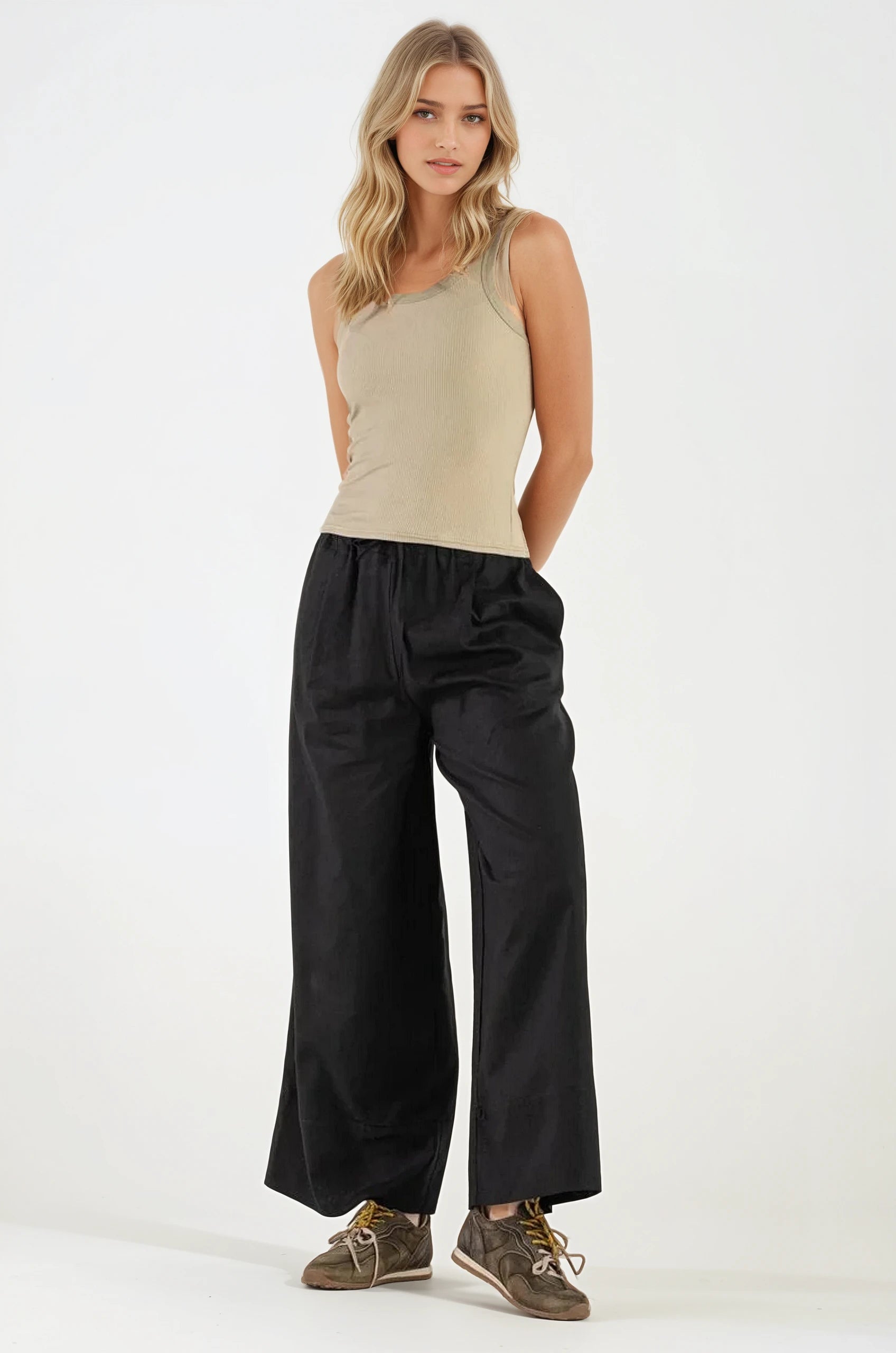 Canottiera da Donna in Cotone Green