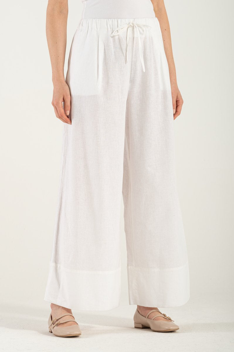 Pantalone Lacci Bianco Ottico
