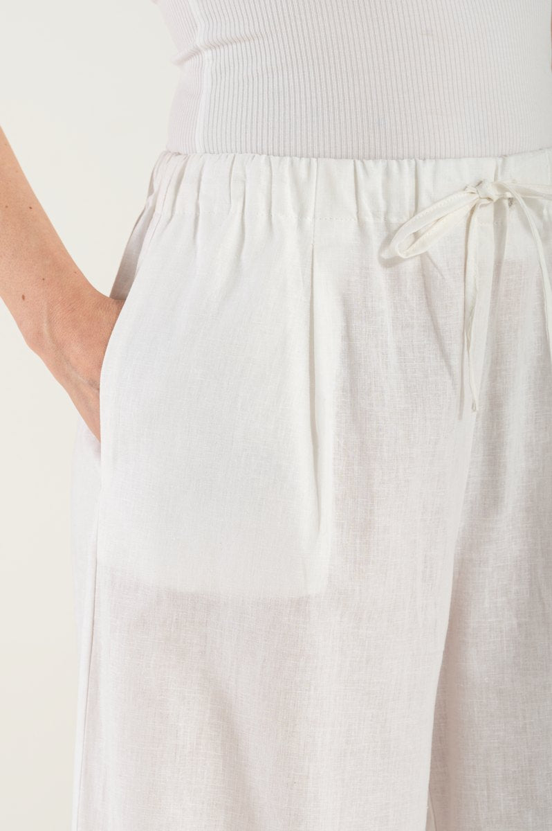 Pantalone Lacci Bianco Ottico