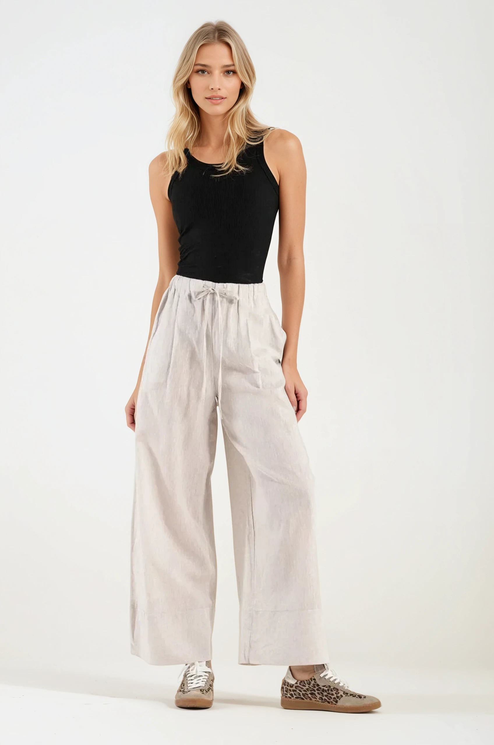 Pantalone Lacci Beige