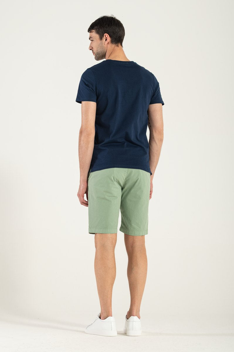 Bermuda Uomo Cotone Verde Acqua