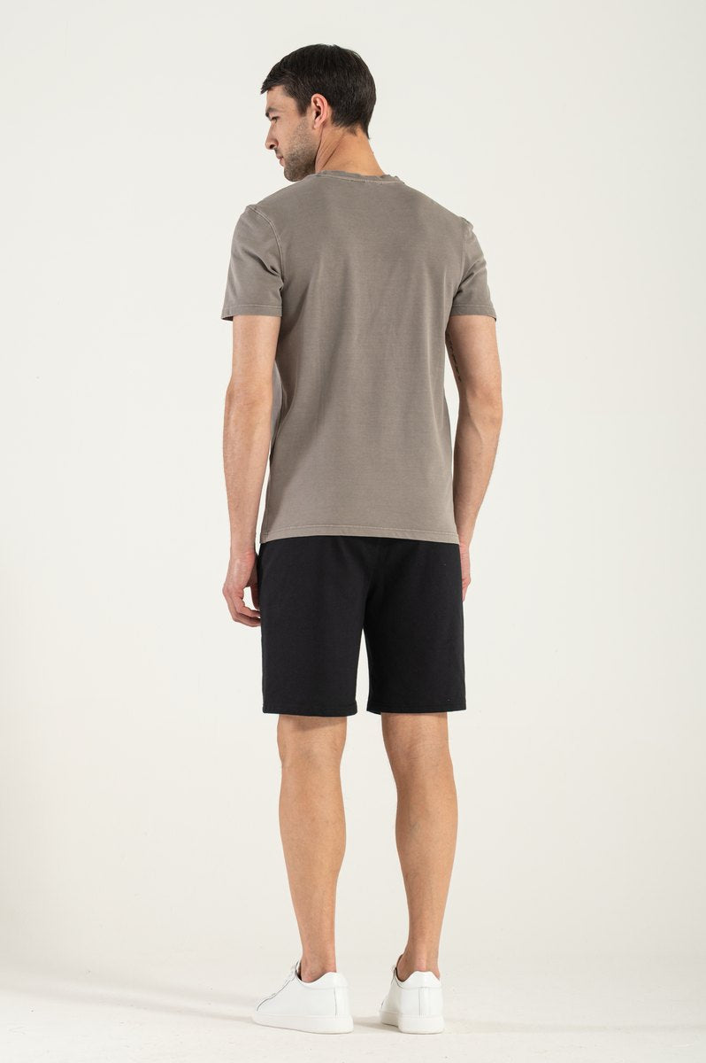 Bermudas de peluche negra