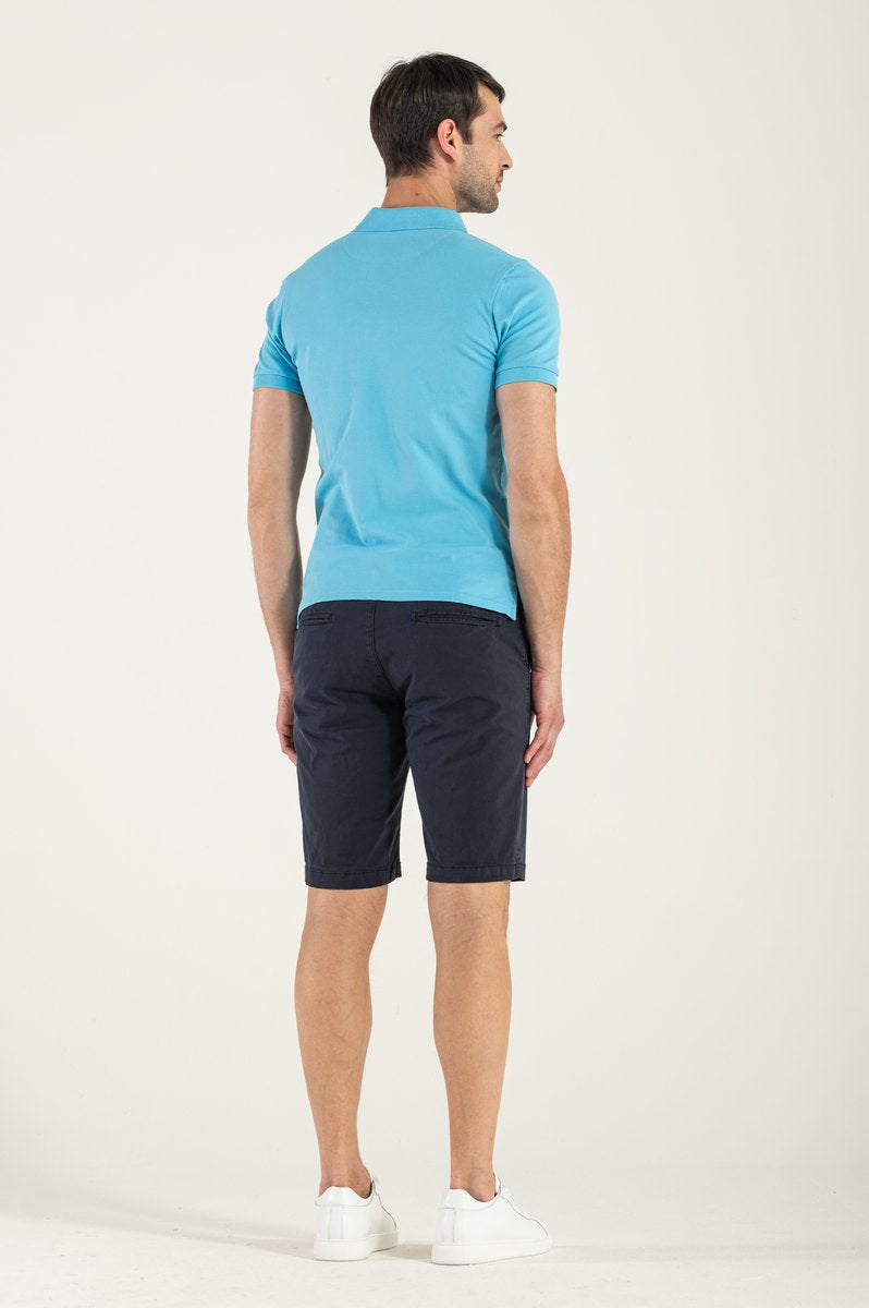 Turquoise Pol jumătate mâneci