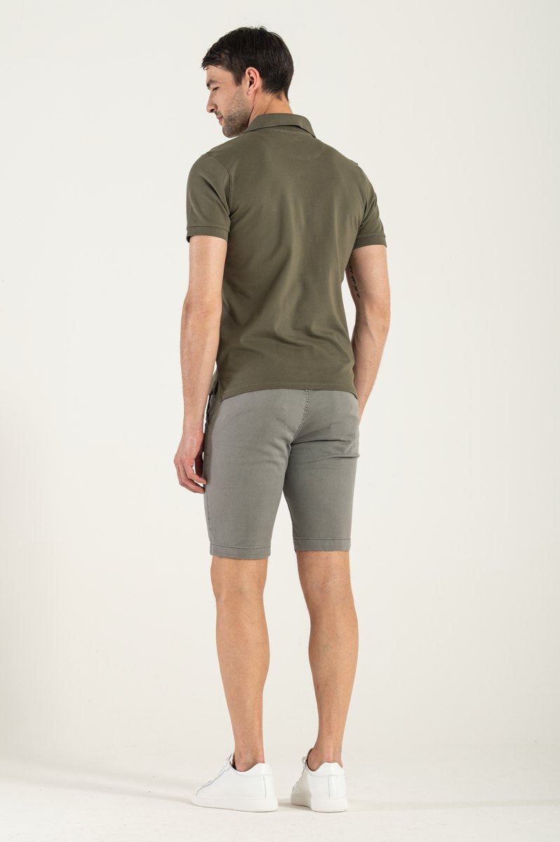 Bermuda Uomo Cotone Grigio