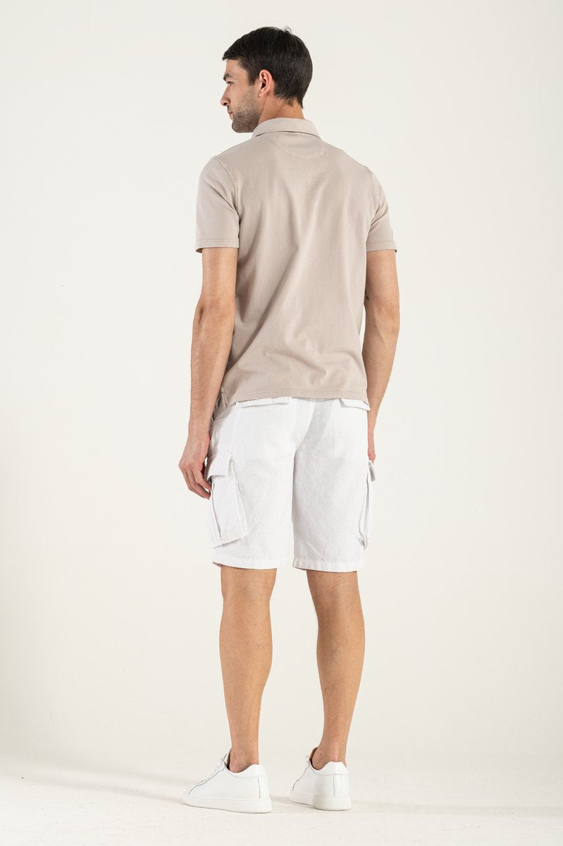 Bermuda Uomo con i Tasconi Bianco