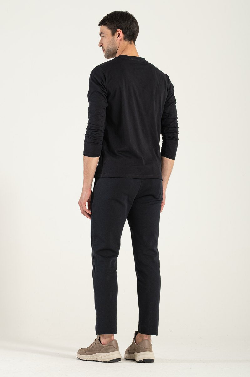 Pantaloni de hanorac negru