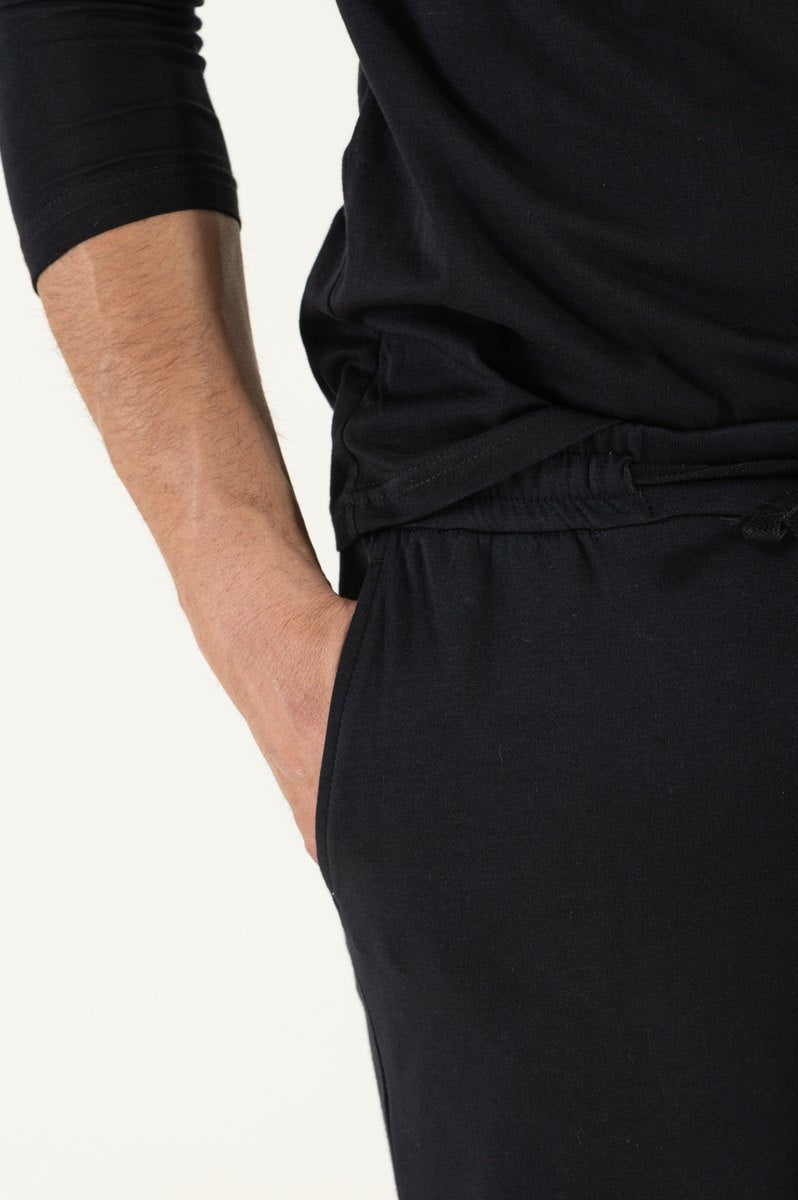 Pantaloni de hanorac negru