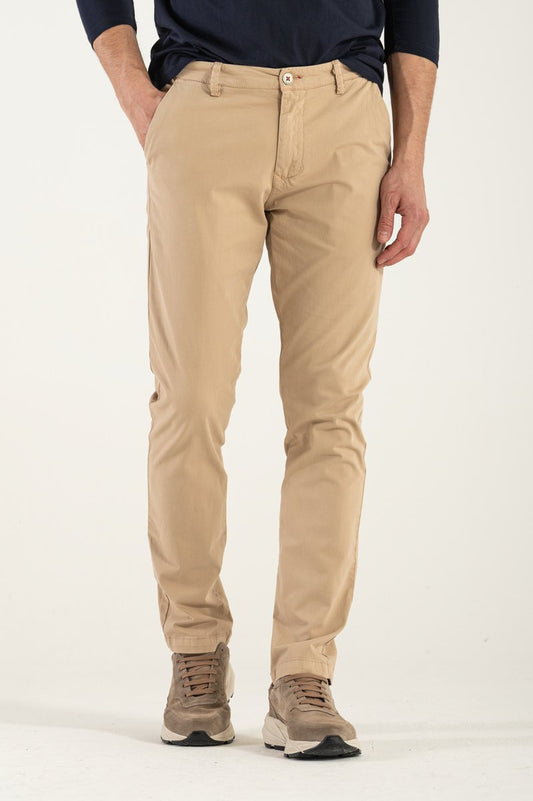 Pantalon beige Made in Italy