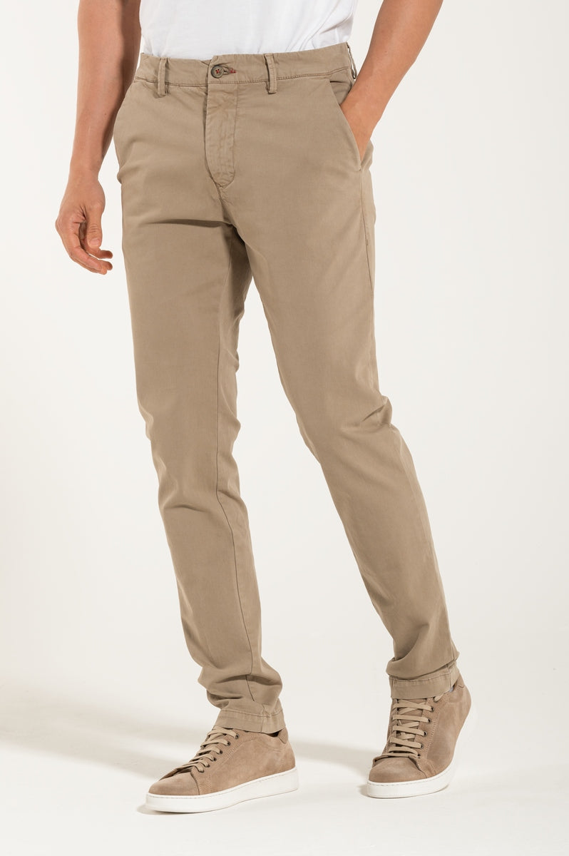 Pantalone Tortora Slim