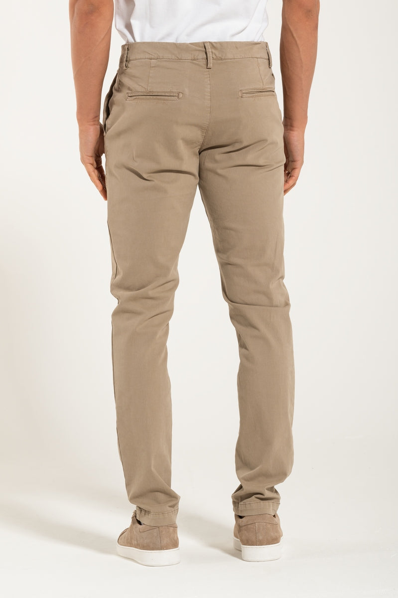 Pantalone Tortora Slim