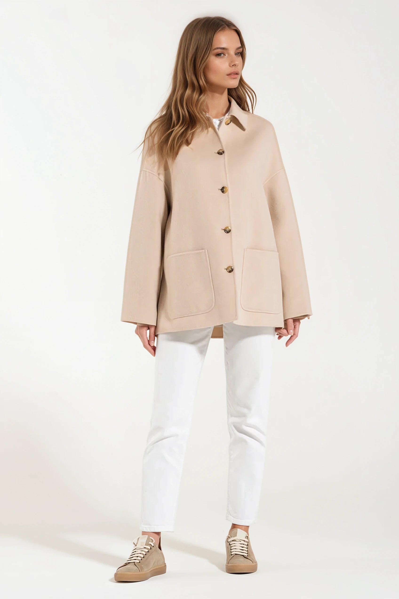 Giacca Cappotto Camel