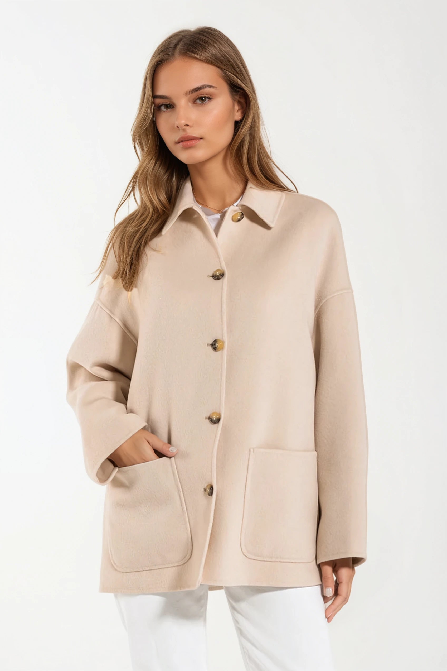 Giacca Cappotto Camel