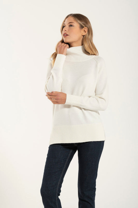 Collo Alto Cashmere Premium Naturale