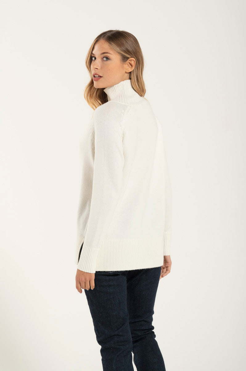 Collo Alto Cashmere Premium Naturale