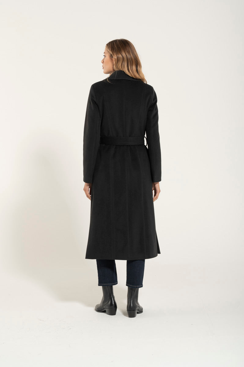 Cappotto New Nero Cashmere e Lana