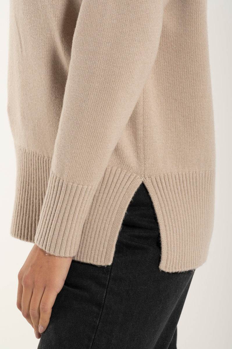 Collo Alto Cashmere Premium Crema