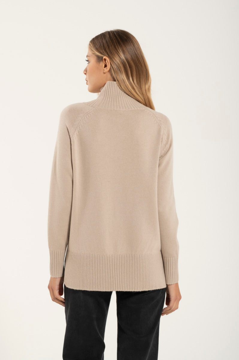 Collo Alto Cashmere Premium Crema