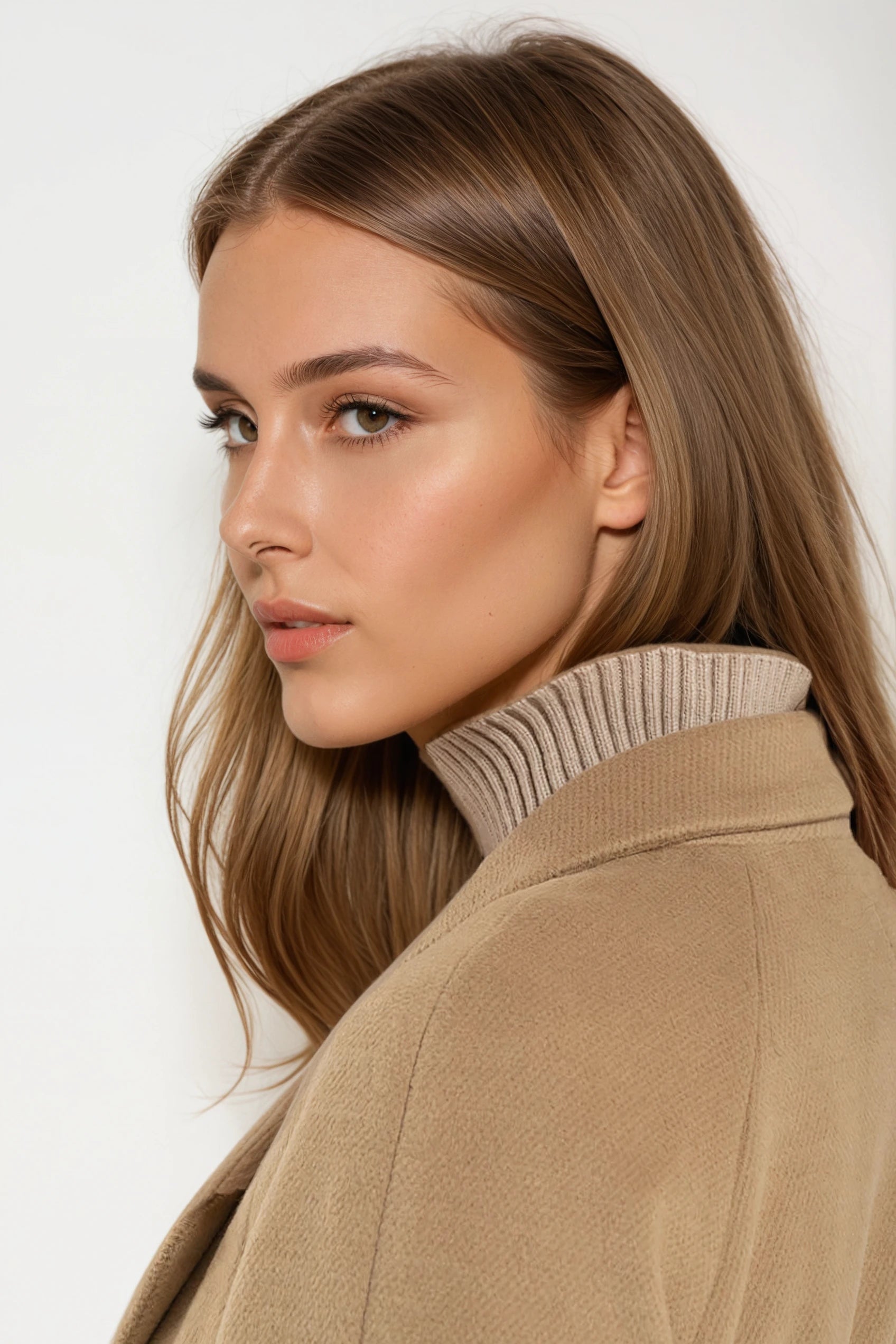 Cappotto Lungo Camel Cashmere e Lana