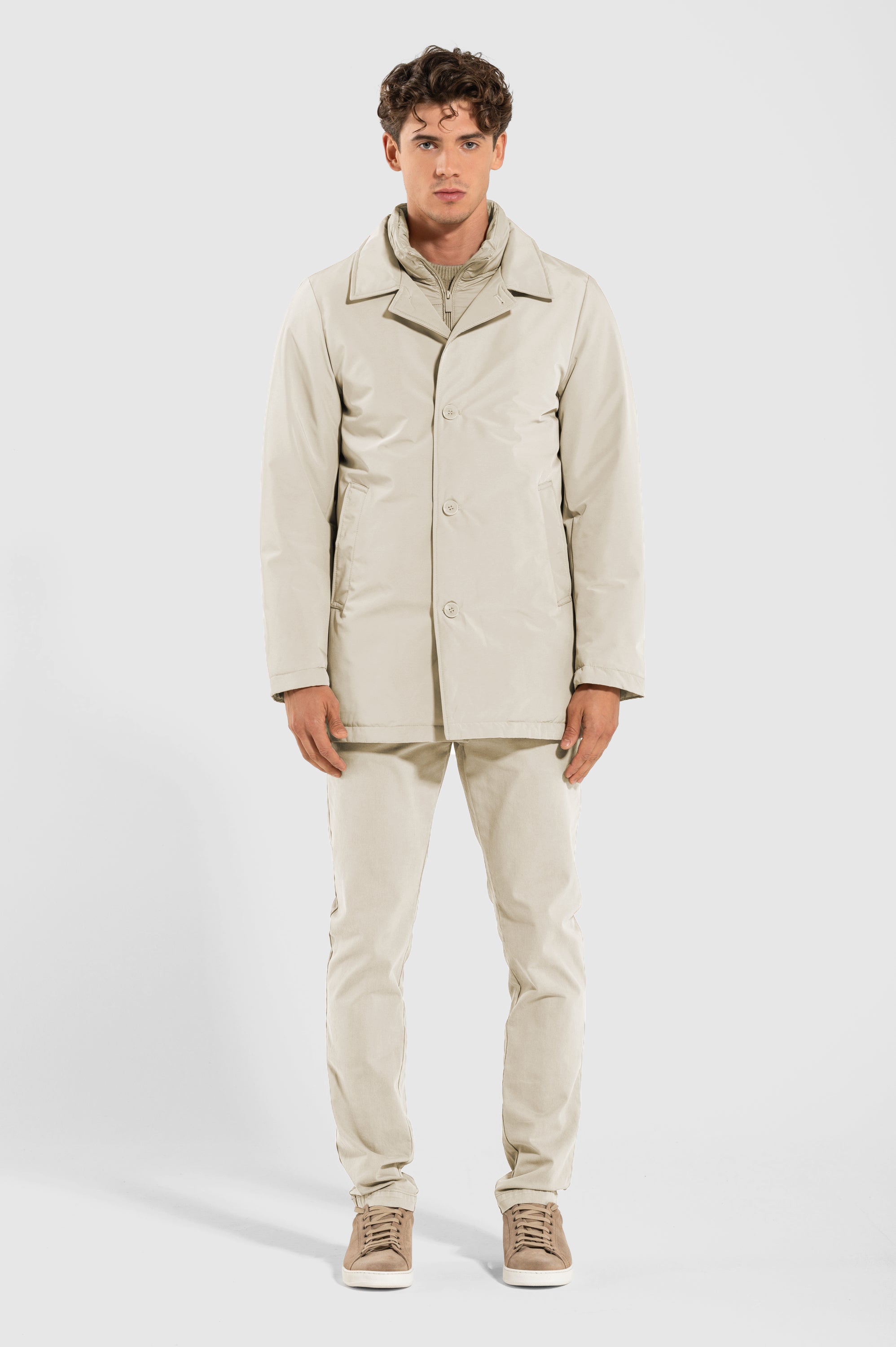 Giubbotto Tecnico Beige Chiaro 182024