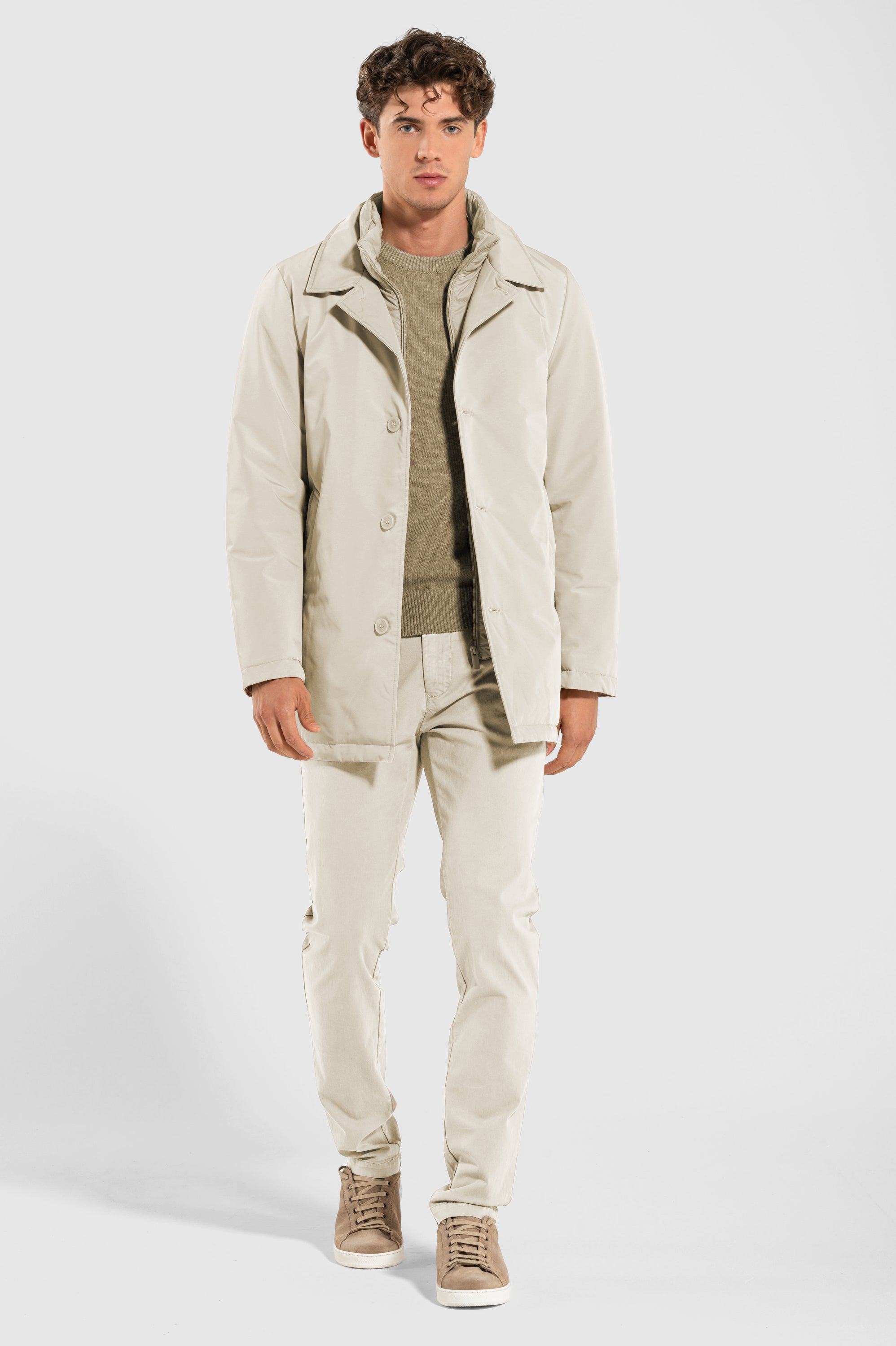 Giubbotto Tecnico Beige Chiaro 182024