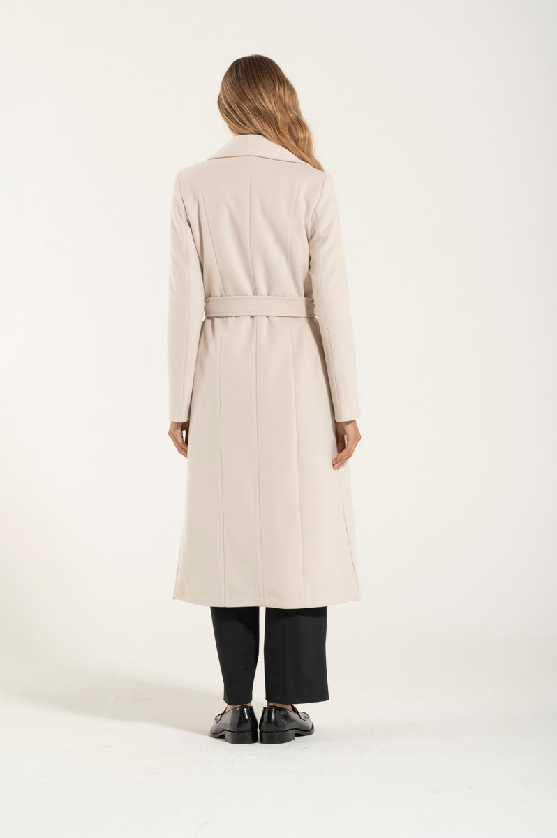 Cappotto New Cream Cashmere e Lana