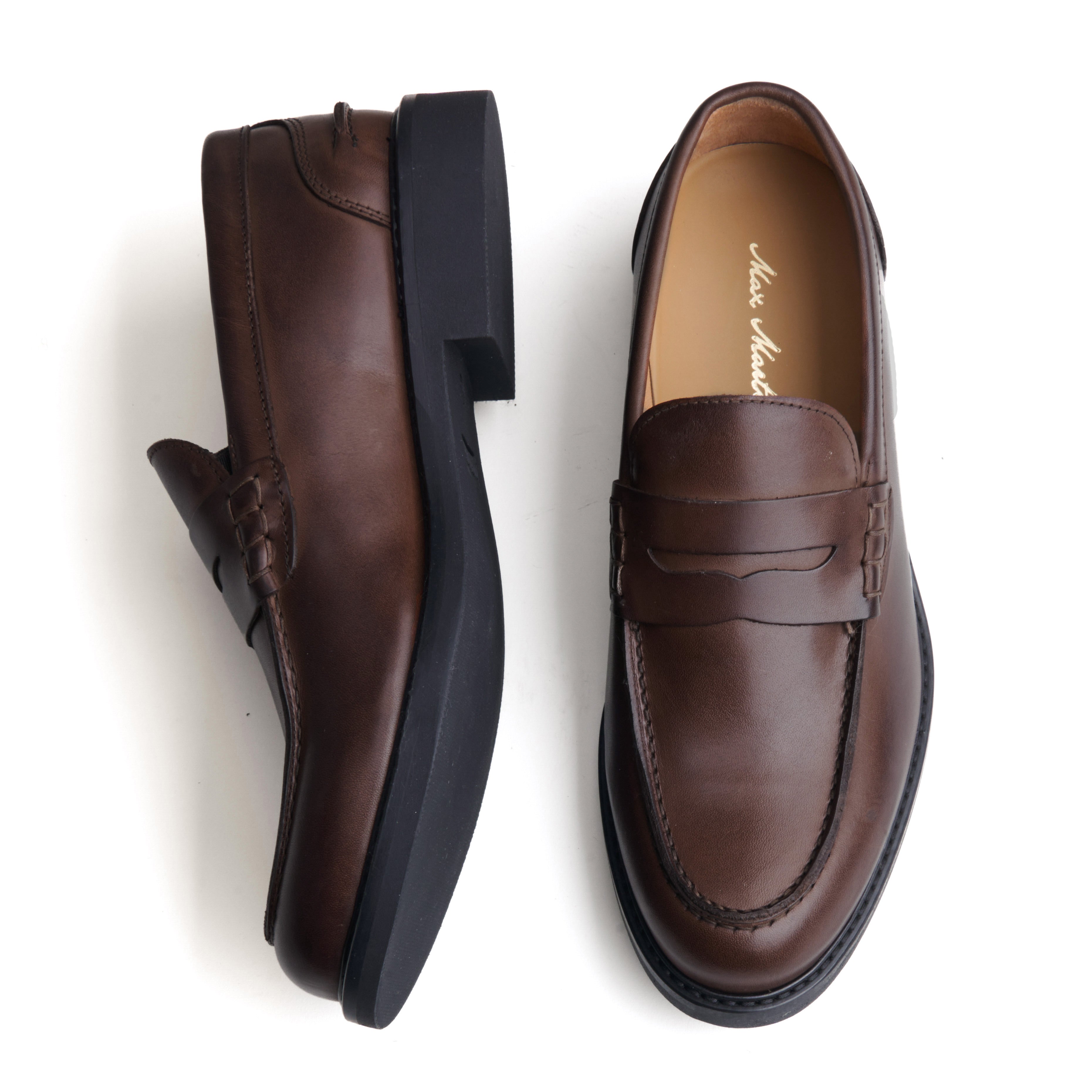 Mocassin Moro avec semelle en caoutchouc
