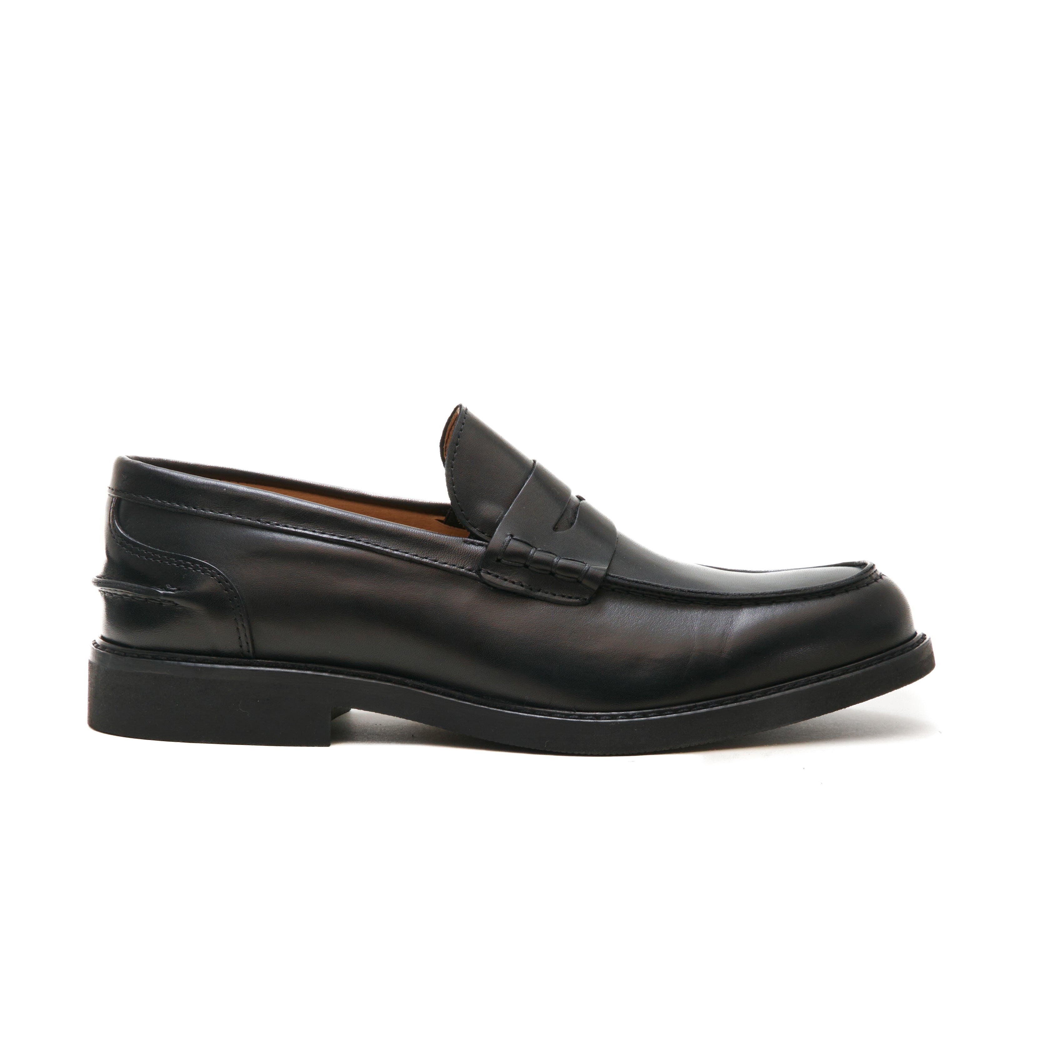Bas en caoutchouc mocassin noir