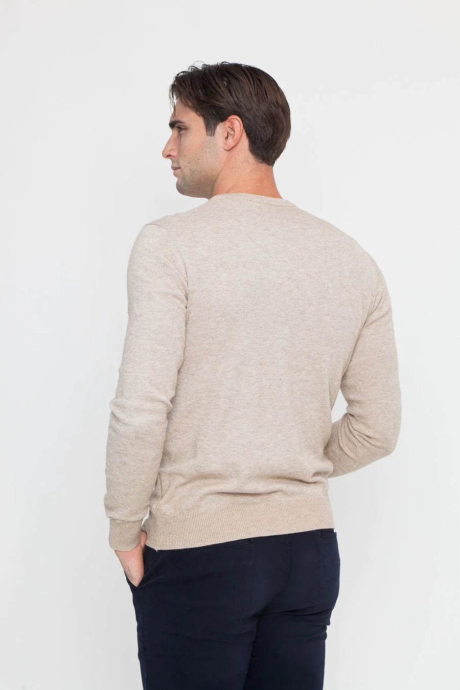 Magliione Girocollo Beige