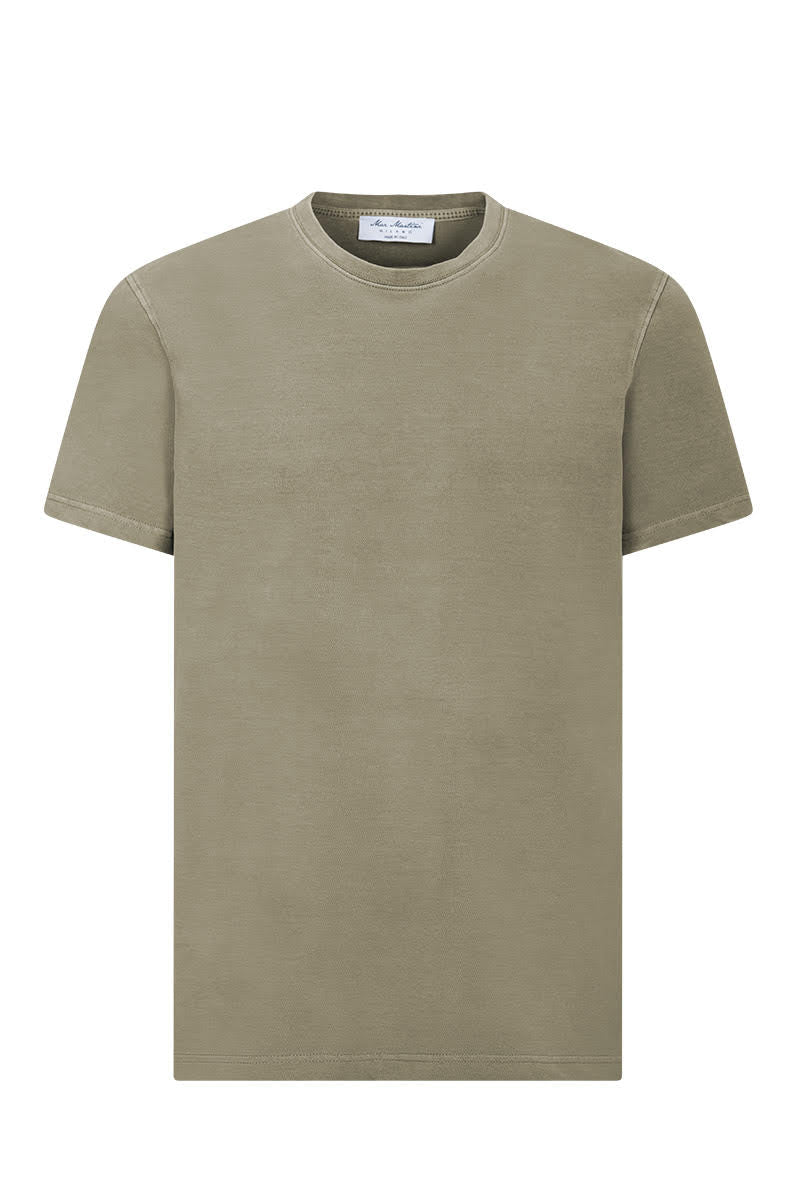 T-Shirt Stone Washed Verde