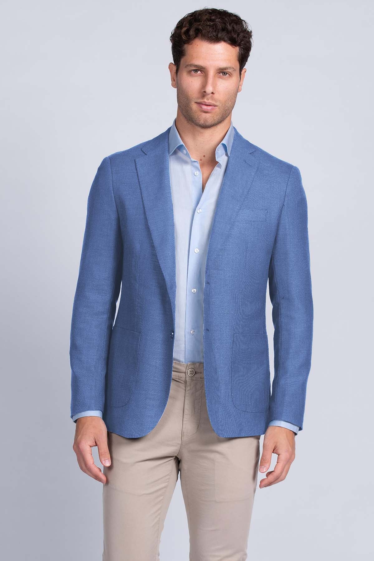 Chaqueta azul primavera verano