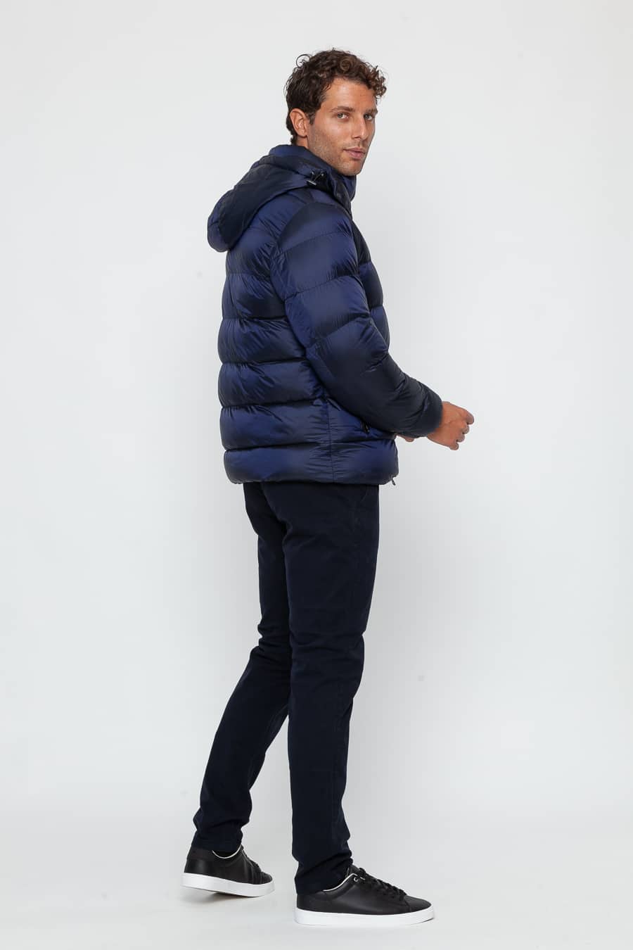 Navy blue duvet