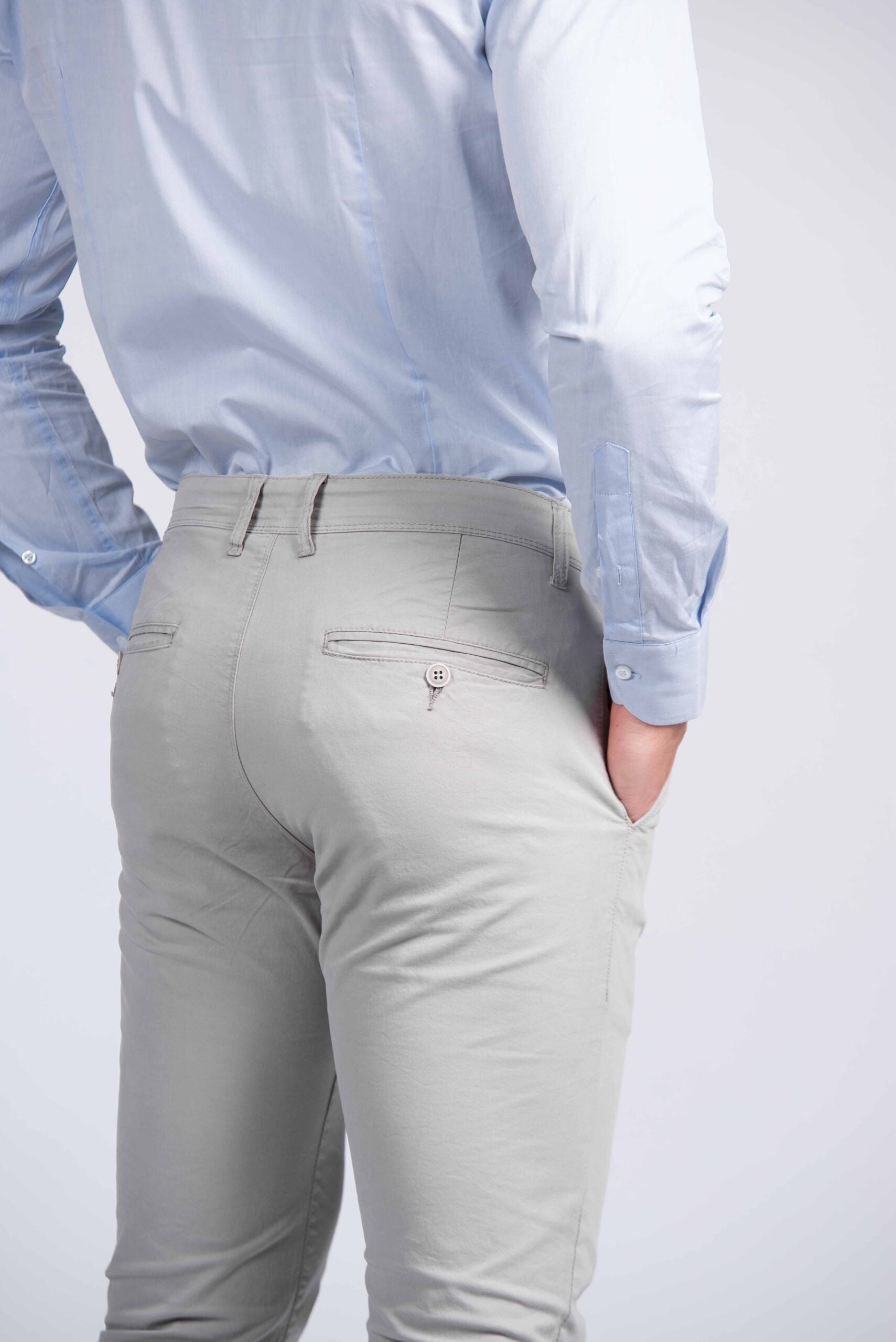 Gray trousers Made in Italy