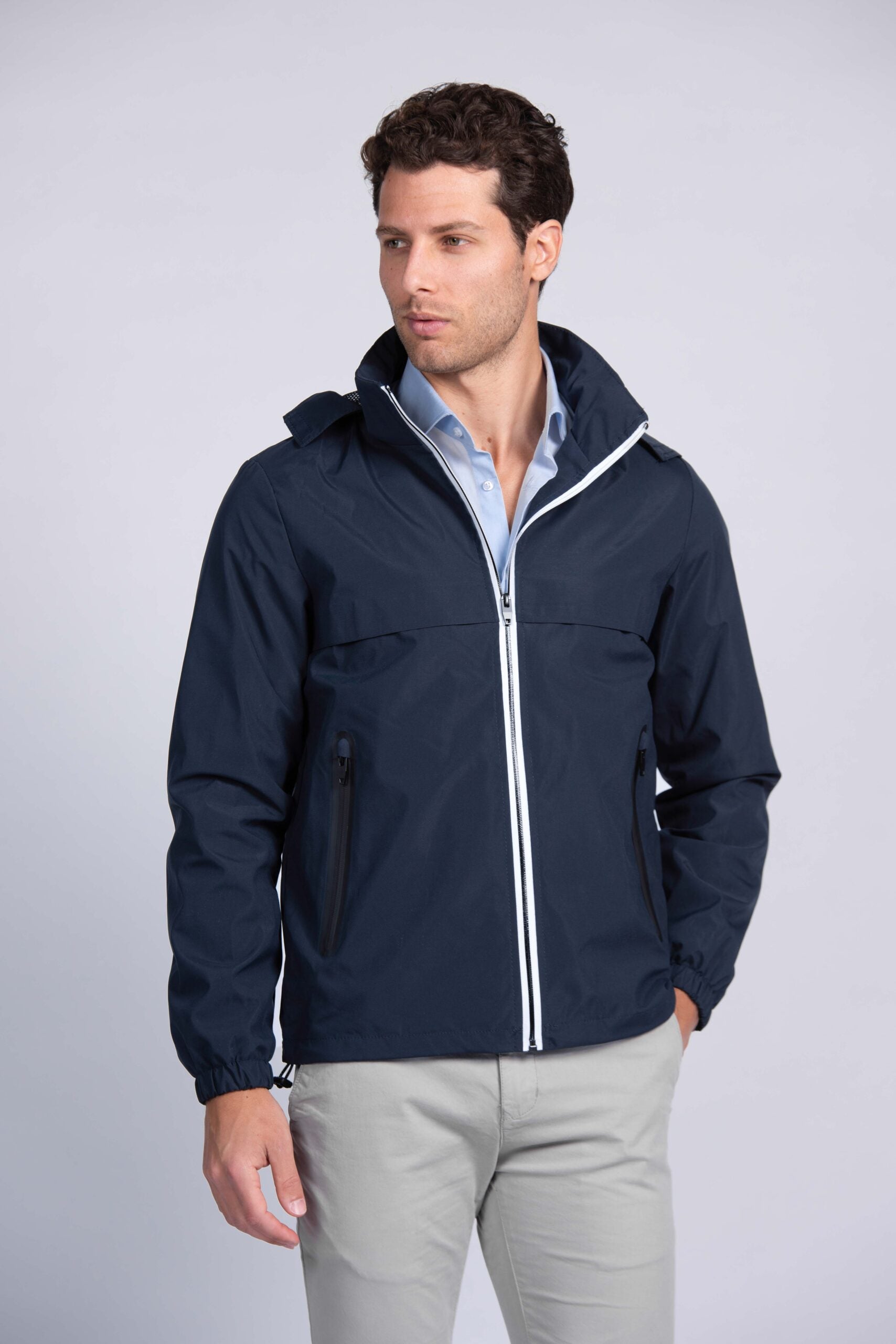 Spring Blue Windbreaker