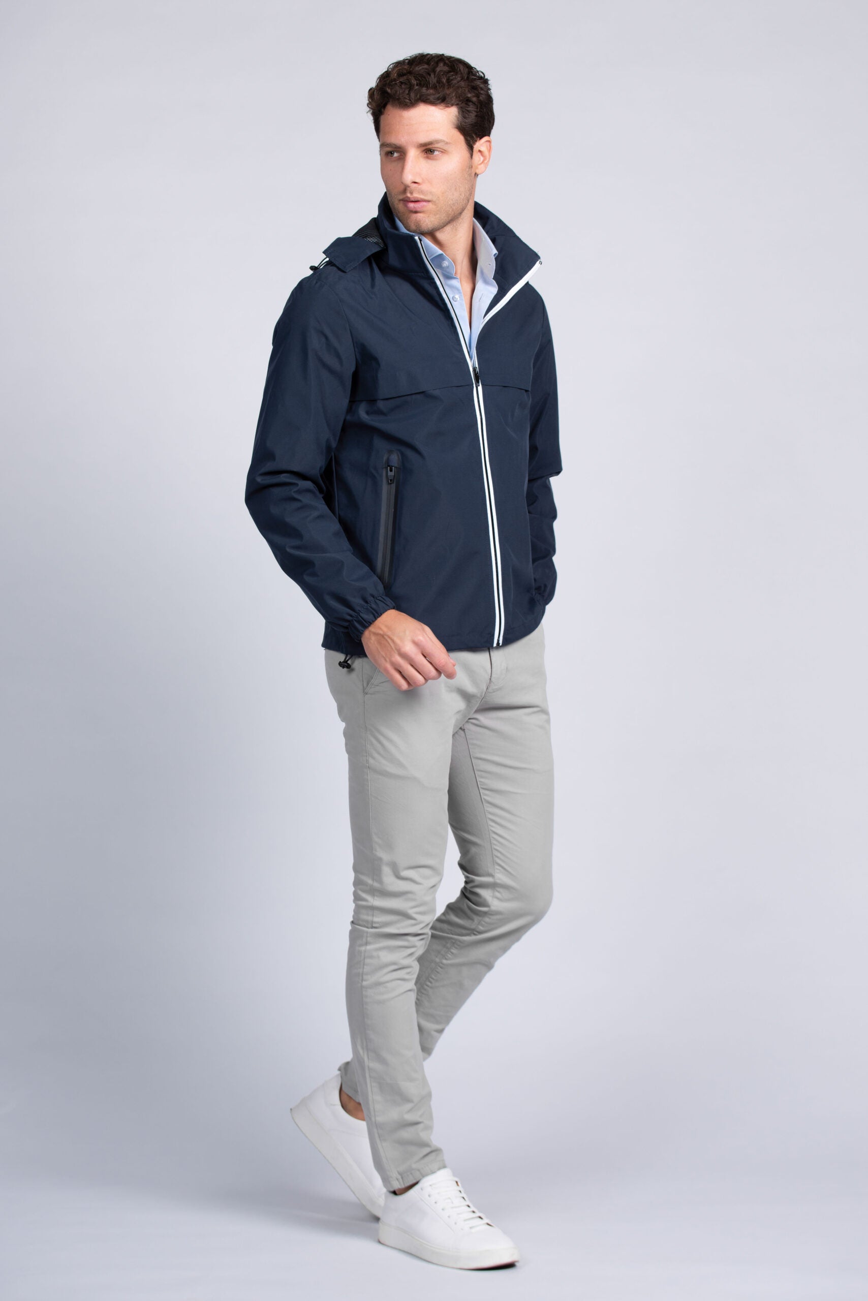 Spring Blue Windbreaker