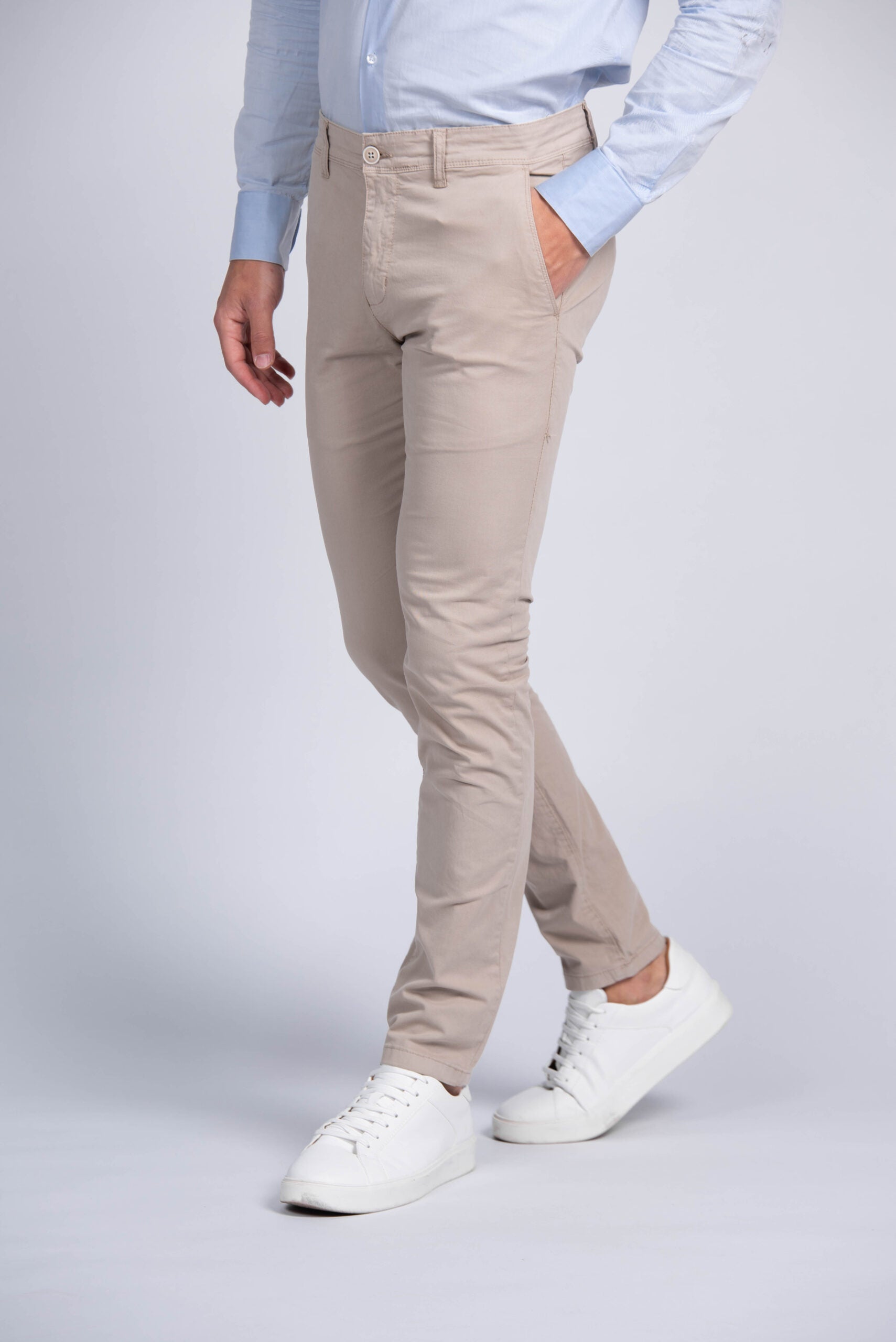 Pantalón beige Made in Italy