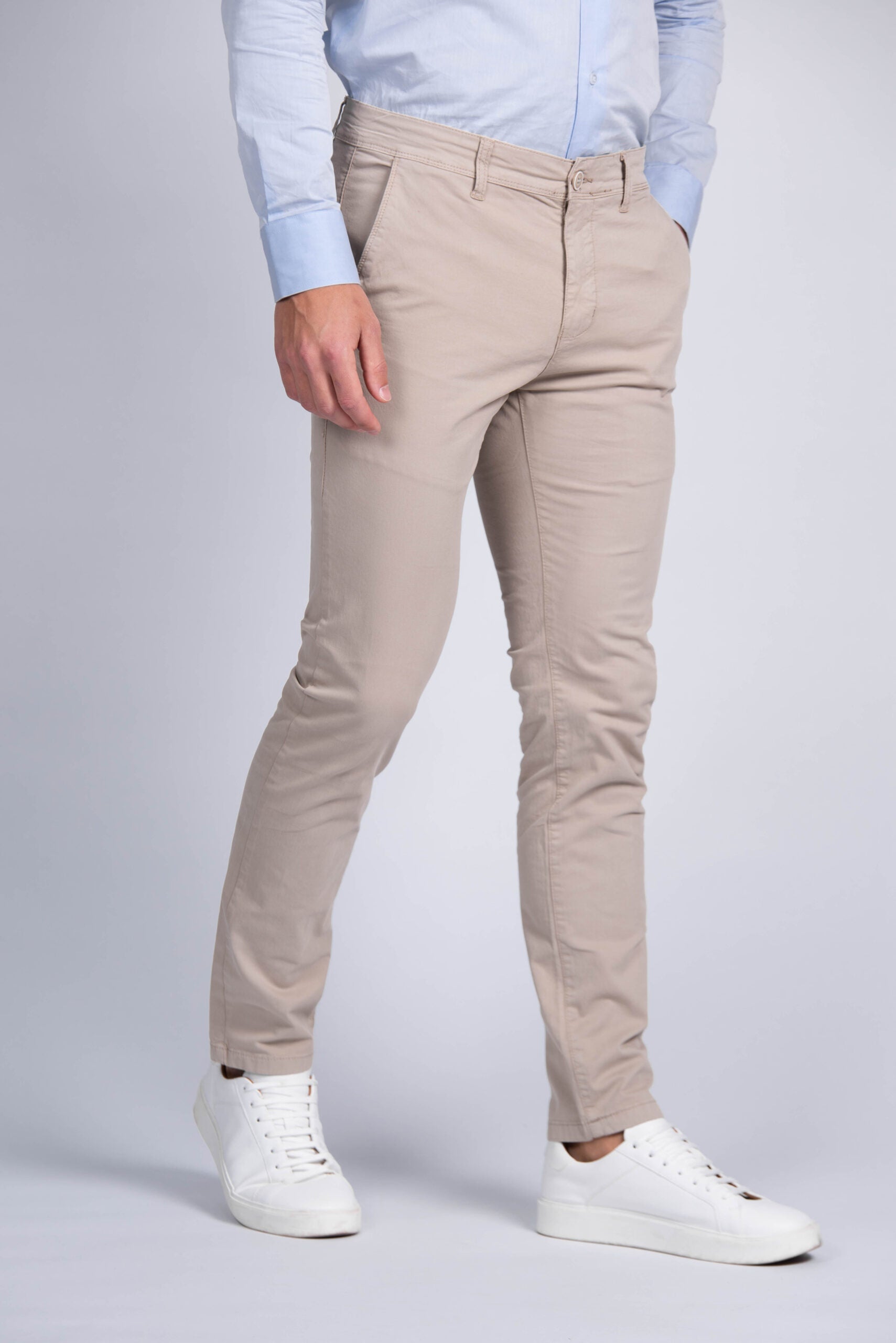 Pantalón beige Made in Italy
