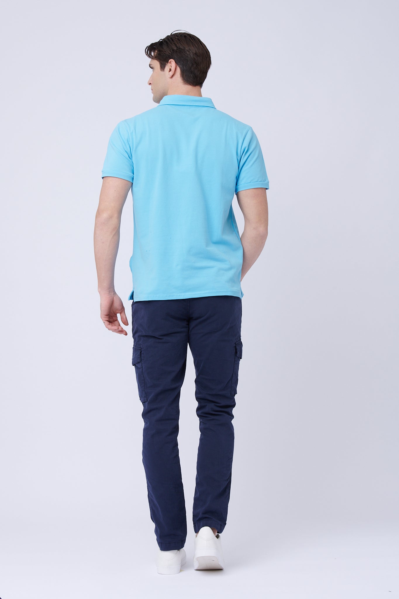 Premium Cotton Turquoise Polo