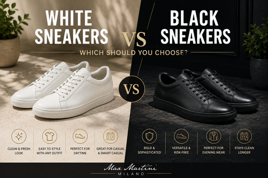 White Sneakers vs Black Sneakers