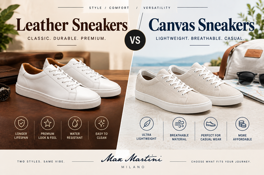  Leather Sneakers vs Canvas Sneakers: Which Lasts?