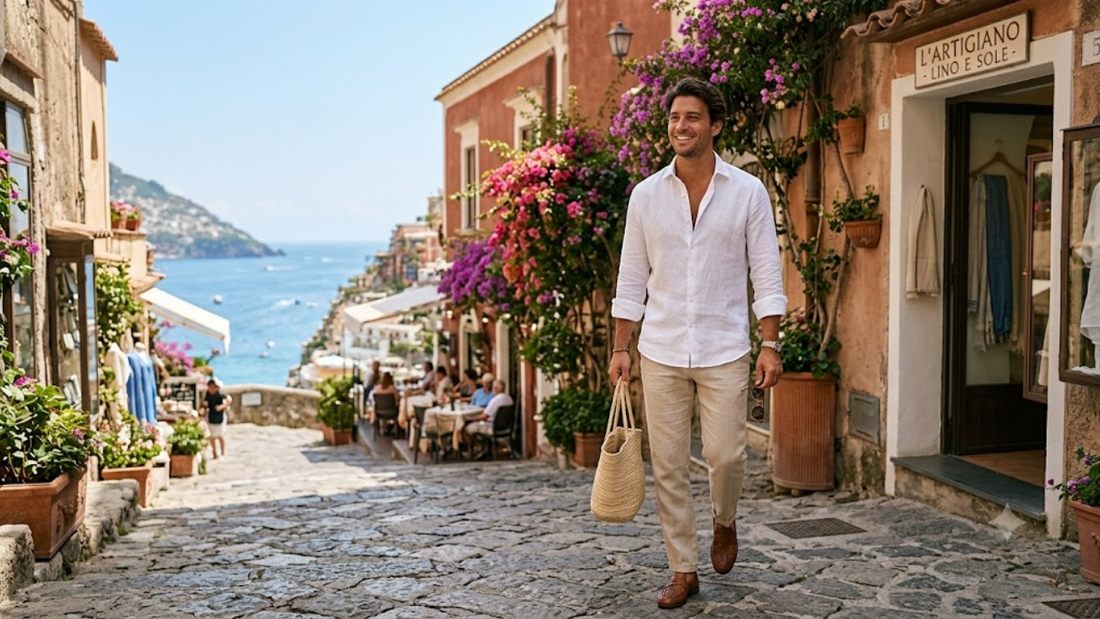 The White Pure Linen Shirt: Italy's Answer to Summer Heat