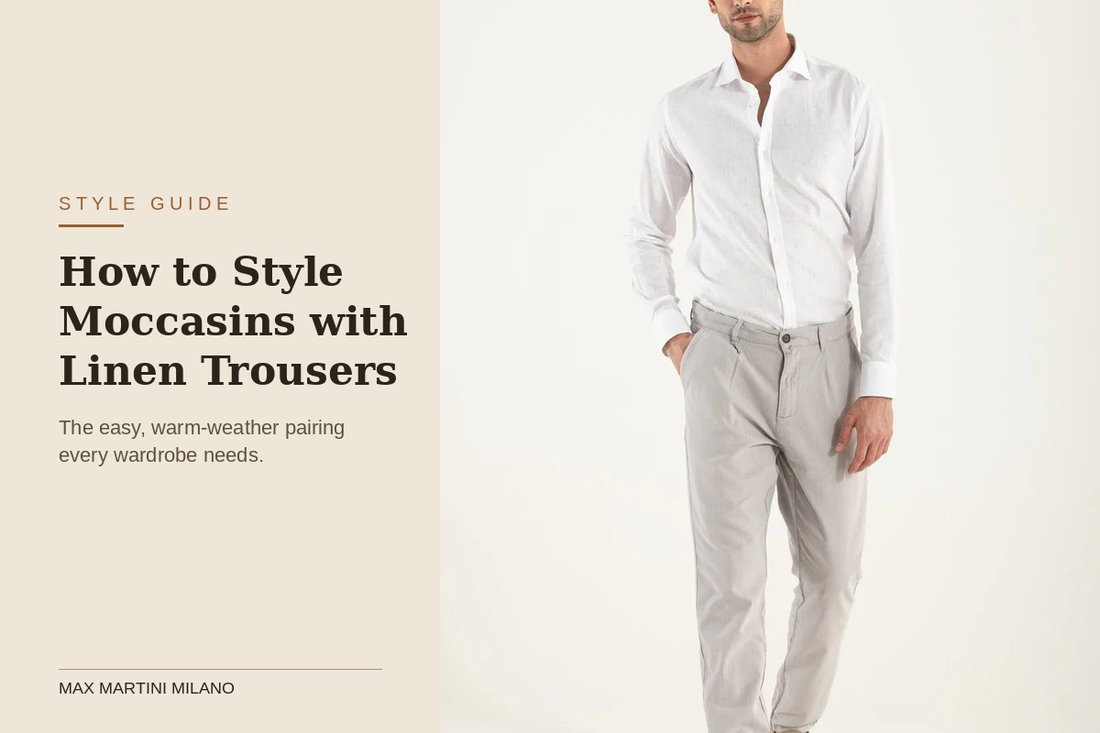 How to Style Moccasins with Linen Trousers