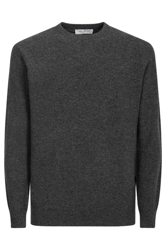 Grey Grey Mired Viscose Shrock