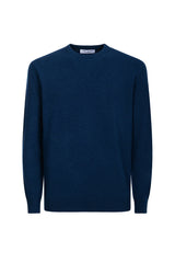 Girocollo Blue Royal Cashmere e Lana Merinos