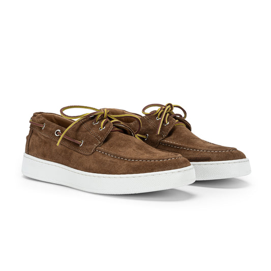 Scarpa a Barca Camoscio Marrone