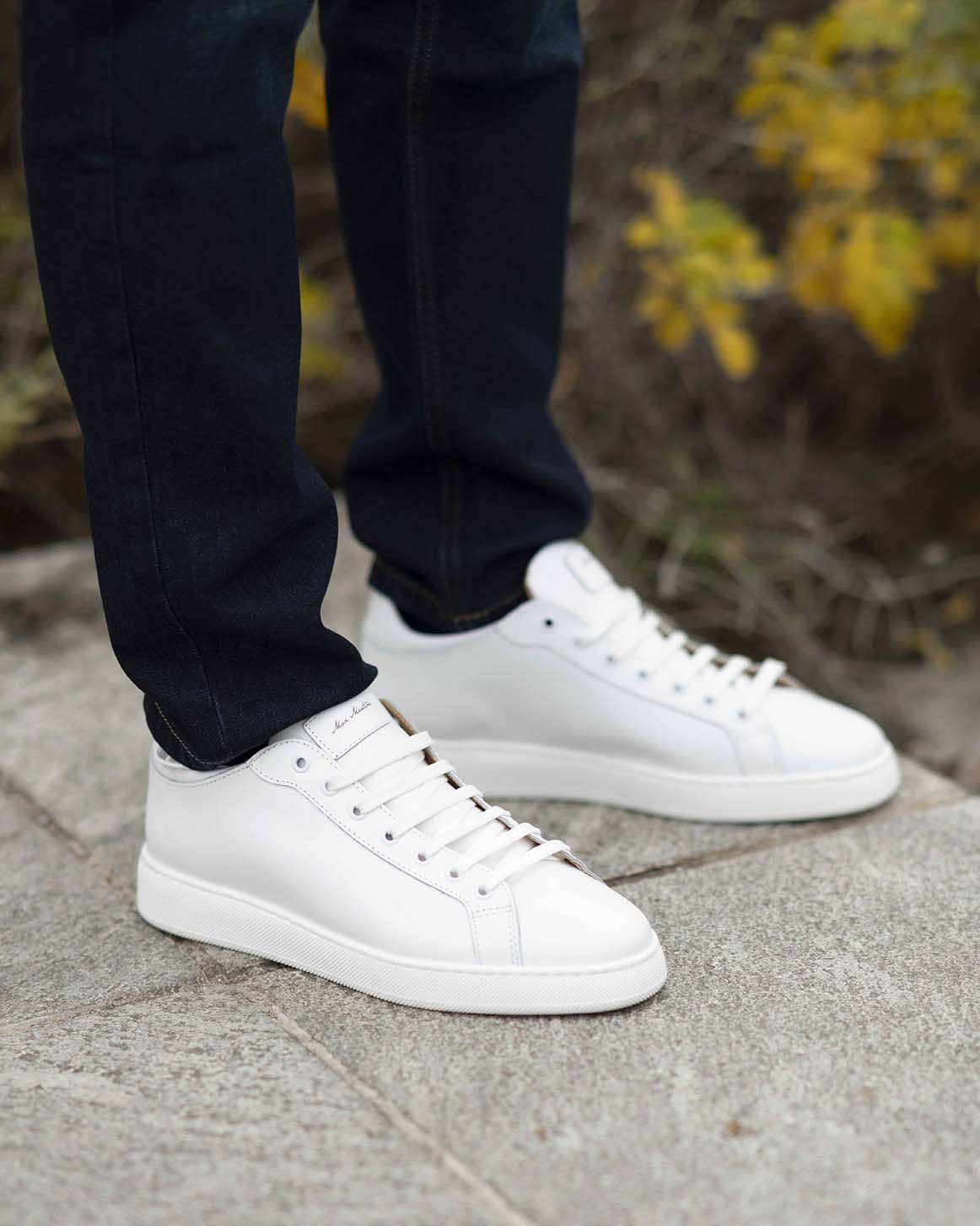 Sneakers Uomo Bianca Paris