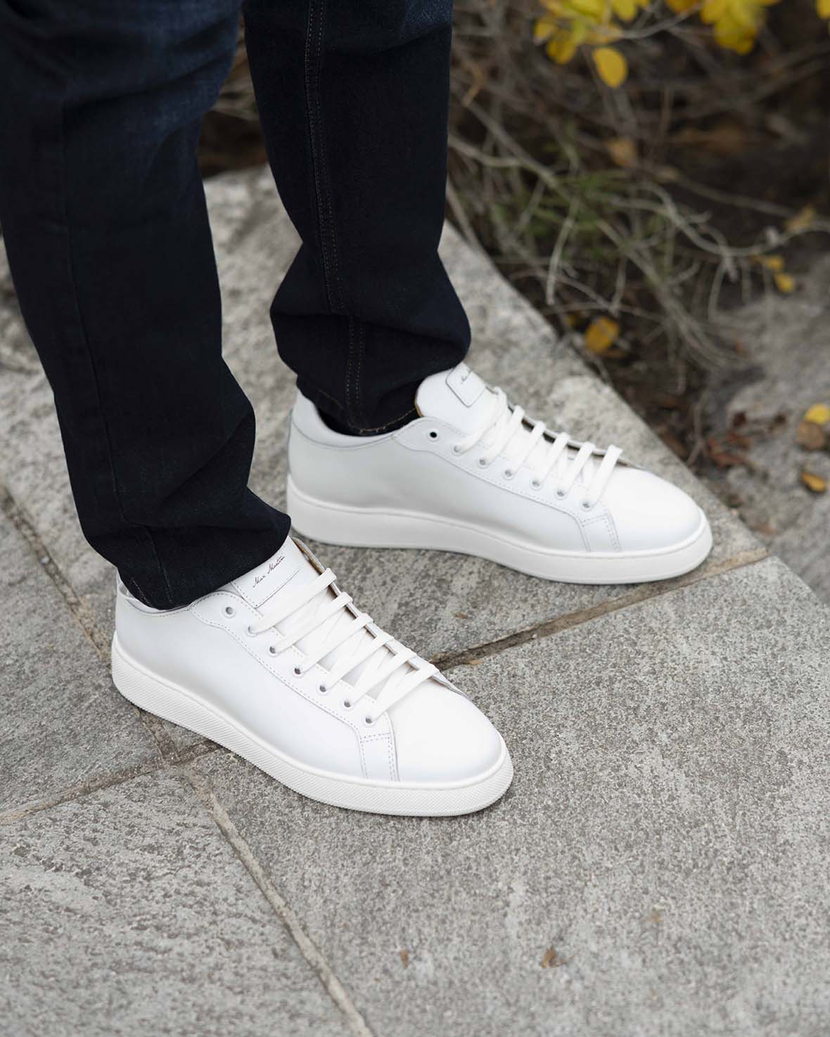 Sneakers Uomo Bianca Paris