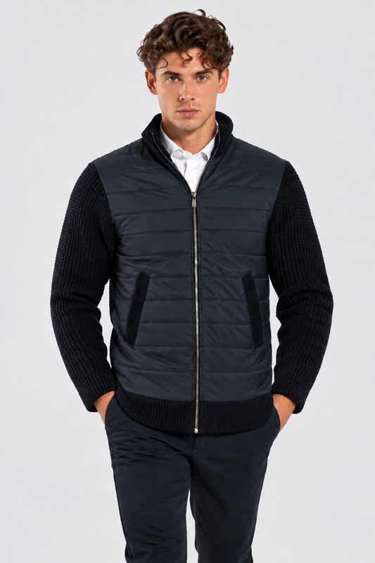 Giubbotto Moderno Blue Navy