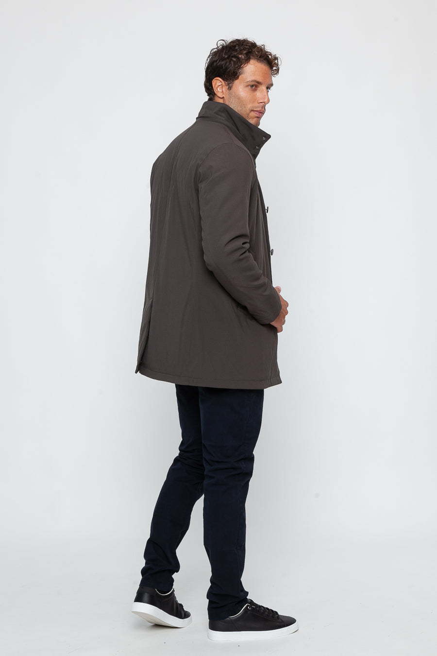 Oslo Technical Jacket in Dark Brown